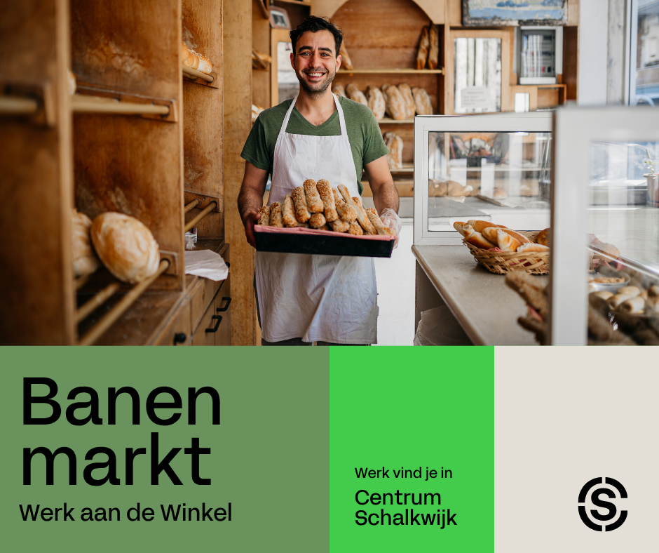 Banenmarkt in Centrum Schalkwijk